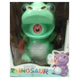 LiteBee Bubble Machine Dinosaur Bubble Maker Automatic Bubble Blower Fun Bath Bubble Toy for Baby Toddlers Kids Boys Girls Indoor Outdoor Games(2 Bottles of Bubble Solution Screwdriver Included