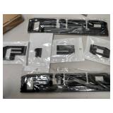 Auto Safety 3D Raised Tailgate Insert Letters Rear Emblems, Plastic Inserts with 3M Adhesive Backing Replacement for 150 2021 Car Letter Decal Matte Black may differ from stock photo