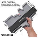 Contour Gauge with Lock, Widen Profile Gauge Tool 10" Master Outline Measuring, Irregular Shape Duplicator, Tightness Adjustable, Welding Woodworking Tracing, Tools Gifts for Friends, DIY Handyman
