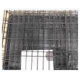 91Reviews Dog Crate Double Door Folding Metal Kennel Cage with Tray for Small/Medium Dogs Indoor Outdoor Travel