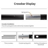 Backdrop Support Stand Kit 6.5 x 6.5ft (2 x 2M) Adjustable Photography Studio Background Stand for Photo Video Studio with Carrying Bag and Clips