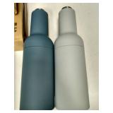 Electric Salt And Pepper Grinder Set, Bottle Style, Automatic, Gravity Activated, Battery Operated, Refillable