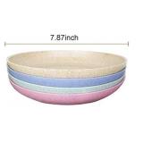 shopwithgreen Lightweight Wheat Straw Plates - 4 Pack 7.87