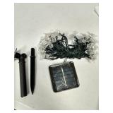 Newfly Solar Flower Strings Lights, Outdoor Christmas Fairy Lights 22 Feet 50 Waterproof Cherry Blossoms Light String for Garden Fence Patio Yard Christmas Tree, Lawn, Wedding, Patio, Party Decoration