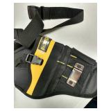 Drill Holster Tool Belt Cordless Drill Holster with Detachable Strap Belt 17 Accessory Pockets and Open Loops