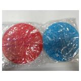 2Packï¼Blue+Redï¼Dog Lick Pad Slow Feeder Lick Mat for Dogs,Dog Peanut Butter Lick Pad with Super Suction To Wall,Pet Lick Mat for Pet Bathing, Grooming, and Dog Training