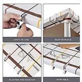 Tablecloth Clips, Picnic Table Clips 12 Pack Table Cloth Cover Clamp for Outdoor Picnic Tables, Stainless Steel Picnic Table Cloth Holders