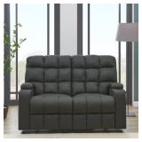 Copper Grove - Bielefeld  2-seat Reclining Loveseat - Grey- Retail:$949.99