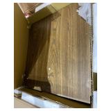 Madison Park - Leo Iron/ Walnut End Table -  Retail:$197.76