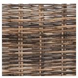 Rihaan Rattan Bar Stool - Natural & Black - Retail $249.99