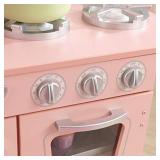 KidKraft - Vintage Wooden Play Kitchen in Pink - Retail $135.98