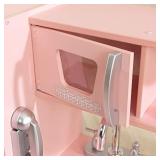 KidKraft - Vintage Wooden Play Kitchen in Pink - Retail $135.98