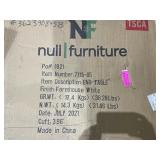 Null Furniture - Wood Planked End Table with Drawer-  Retail:$252.49