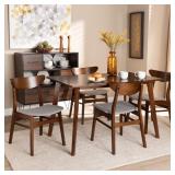 Orion - Mid-Century Modern Transitional Rubberwood Dining Table - Retail:$165.99
