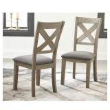 Signature Design by Ashley -Aldwin Dining Room Chair (Set of 2) - Grey -Retail:$209.99