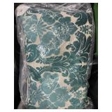 Rodeo Home - Marsel Cut Velvet Floral Damask Lumbar Pillow - Retail $51.99