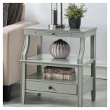 Greyson Living - Newport Storage Nightstand - Grey - Retail:$279.99