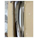 Umbra - Hub Oval Wall Mirror with Rubber Rim -  White - Retail: $144.00