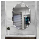 Beveled Edge Bath Wall Vanity Mirror -  Retail: $133.49