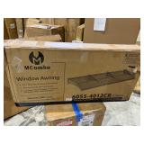 Window Awning Front Door PC Awning Patio Canopy - Retail:$339.73