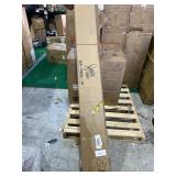 Signature Design by Ashley - Neilsville Butcher Block Gray Mid-Century Panel Headboard -  Queen - Retail: $110.99