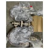 The Gray Barn - Empire French Country 9-Light Wood Chandelier Handmade Hanging Lights - Retail $535.99