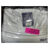 Turkish Cotton Waffle Weave Kimono Cotton Robe - Classic White  L/XL - Retail $43.99