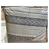 Ink & Ivy -  3pc Cody Cotton Comforter Set - Gray/Yellow /Full/Queen - Retail: $149.99