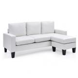 INCOMPLETE: Jenna Sofa with Chaise Lounge - Retail:$643.99