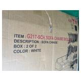 INCOMPLETE: Jenna Sofa with Chaise Lounge - Retail:$643.99