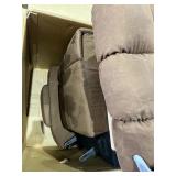 **LEFT SIDE OF LOVE SEAT ONLY**  Copper Grove - Bielefeld Brown Microfiber 2-seat Recliner Loveseat  - Retail:$959.99