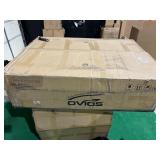 ** CHAISE LONGUE PIECE ONLY / NOT FULL SOFA** Ovios Mid Century Top Grain Suede Leather Chaise Sofa with Metal Legs -Retail: $974.49