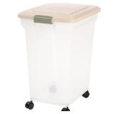 IRIS USA 55 lbs. Airtight Sealed Pet Food Storage Container - Retail: $33.24