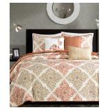 Madison Park - Claire 6-Pc. Quilted  Coverlet Set - Full/Queen - Retail: $83.99