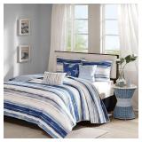 Madison Park - Marina 6-Pc.Coverlet Set - King/California King - Retail: $87.99