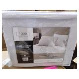 Luxury 1000 Thread Sateen Damask Stripe Set - Sepia Rose /Queen - Retail: $99.99