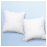 Nestle Throw Pillow Insert - 2PK - Retail: $37.99