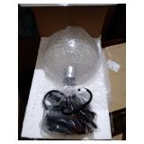 Camden&Wells - Wayve Textured Glass Pendant - Blackened Bronze - Retail: $59.99