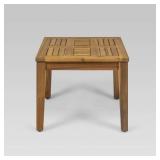 Christopher Knight Home  - Hampton Outdoor Wood Side Table - Retail:$89.99