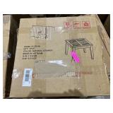 Christopher Knight Home  - Hampton Outdoor Wood Side Table - Retail:$89.99