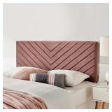 Silver Orchid - Blane Tufted Velvet Headboard - Full/Queen /Dusty Rose - Retail: $179.99