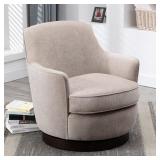 Greyson Living - Rosedale Wood Base Swivel Accent Chair - Oatmeal  - Retail:$685.99