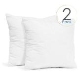 Nestle Throw Pillow Insert - 2PK - Retail: $37.99