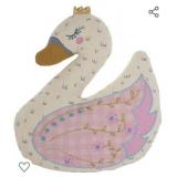 Stephen Joseph, Swan Embroidered Pillow