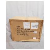 Vekkia Large Triangular Bed Rest Positioning Support Pillow for Reading in Bed, Perfect Bolster Lumbar Cushion for Day Bed & Bunk Bed, Wedge Headboard Pillow with Removable Cover Orange ï¼Twinï¼