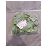 Eucalyptus Wreath for Front Door- 18 inches Handicraft Bamboo Frame with Versatile Leaves - Ideal Spring & Summer Decorating for Indoor & Outdoor Use