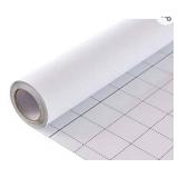 VELIMAX White Blackout Window Film, 100% Light Blocking Window Cover, Opaque Window Cling Vinyl, Privacy Film for Glass Windows, Sun Blocking Window Films Non Adhesive, 17.7in x 59in