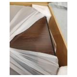 SAIJI Laptop Bed Tray Table, Adjustable Laptop Stand, Portable Lap Desks with Foldable Legs, Notebook Standing Breakfast Reading Desk for Sofa Couch Floor (Black Cherry)