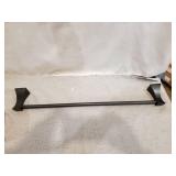 Alise Bathroom Single Towel Bars for Bathroom Shower Room Toilet Swimming Pool Wall Mount 24-Inch Towel Rail,Matte Black