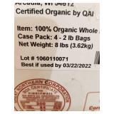 Great River Organic Milling, Bread Flour, Whole Wheat, Organic, 2-pounds Pack Of